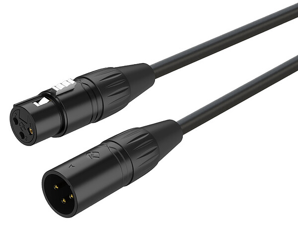 Roxtone Mic-kabel Master bk 6m XLR/XLR  