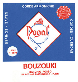 Dogal R69 Greek Bouzouki Marchio Rosso  