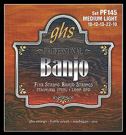GHS PF145 5-Str. Banjo, Med/Light  