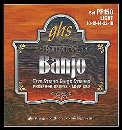 GHS PF150 5-​String Banjo 010/​010  