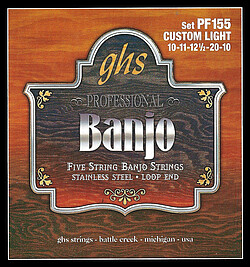 GHS PF155 5-Str. Banjo, Light  
