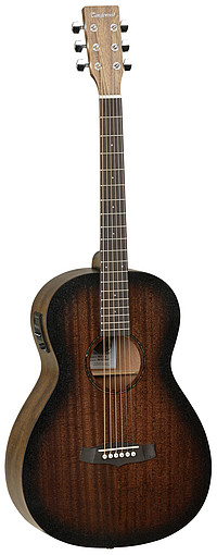 SHAPE: Parlour TOP: Hand Selected Genuine Mahogany BACK: Mahogany SIDES: Mahogany NECK (MATERIAL): Mahogany FINGERBOARD: Tech Wood BRIDGE: Tech Wood SADDLE: ABS White, Compensating NUT (WIDTH): ABS ... Tanglewood TWCRPE Crossroads Parlour