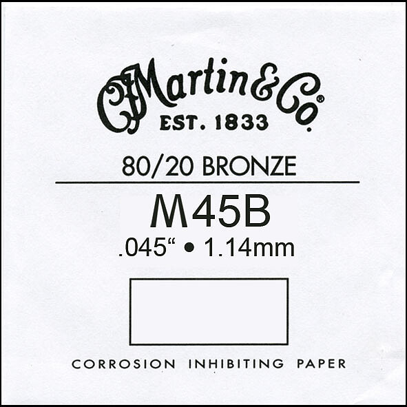 Martin M45B Bronze Einzelsaite 045  
