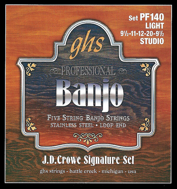 GHS PF140 5-string Banjo JD Crowe Light 