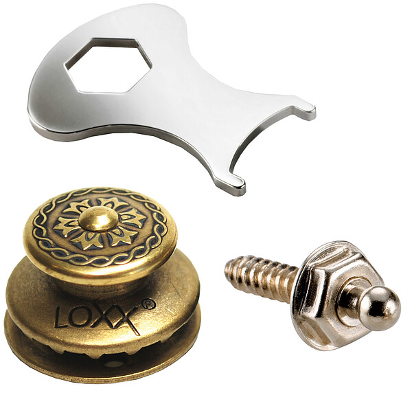 Loxx Security Lock Victorian, Messing  