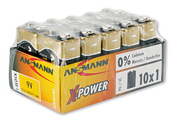 Ansmann Alka X-Power-Batterie 9V E (10) 