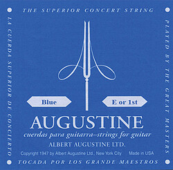 Augustine Classic blau Einzelsaiten *  