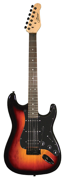 Career Stage-2 E-Gitarre sunburst HSS  