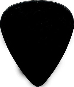 144 Stck Plectren schwarz, 0,​80 mm  