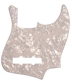 Pickguard J-Type 3ply, white pearl  