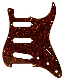 Pickguard S-Type 3SC, 3 ply, tortoise  