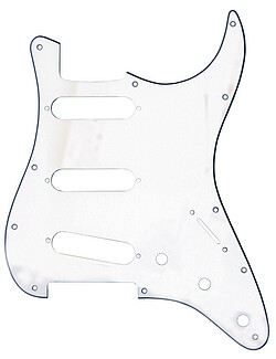 Pickguard S-​Type 3SC, 3 ply, weiß  