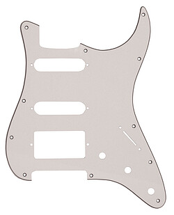 Pickguard S-​Type HSS, 3 ply, weiß  