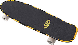 EVH® Skateboard black/yellow stripes  