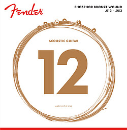 Fender® 60L Ac. Guitar Strings 012/053 