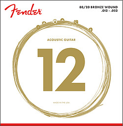 Fender® 70L Ac. Guitar Strings 012/052 