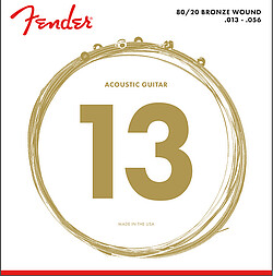 Fender® 70M Ac. Guitar Strings 013/​056 