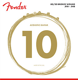 Fender® Ac. Guitar Strings 80/20 Bronze 