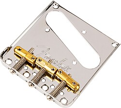 Fender® Comp. 3-saddle Tele® Bridge  