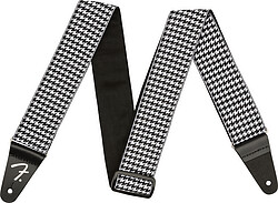 Fender® Houndstooth Strap, White  