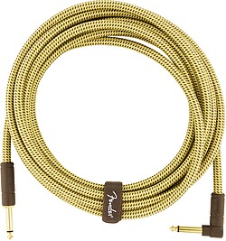 Fender® Kabel Deluxe 4,​5m tweed angled  