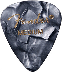 Fender® Picks 351 medium/black moto (12) 