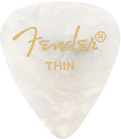 Fender® Picks 351 white moto *  