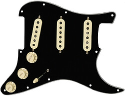 Fender® Prewired PG Strat® TexMex black  