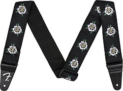 Fender® Rose Gitarrengurt, weiß, 5cm  