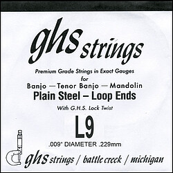 GHS Banjo St.Steel Loop Einzelsaiten *  