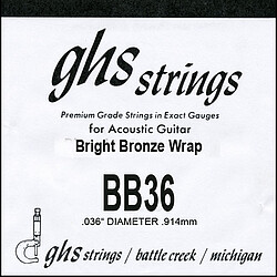 GHS Einzelsaite Bright Bronze BB 36  