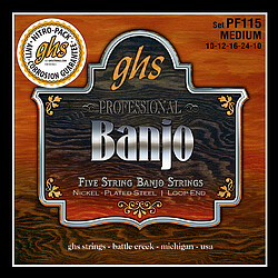 GHS PF115 5-​Str. Banjo nickel M  