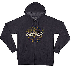 Gretsch® P&F Zip Hoodie, grey, XXL  