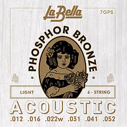 La Bella 7GPS Phosphor Bronze 012/​052 