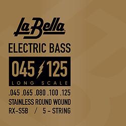 La Bella Bass RX-S5B St. Steel 045/125 