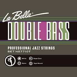 La Bella Double Bass 7710T White Nylon  