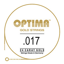 Optima gold Einzelsaite 017  