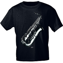 T-Shirt schwarz Alto Saxophone L  