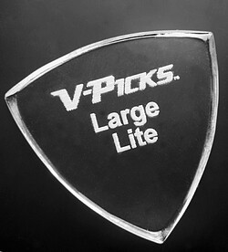 V-​Pick Lrg Pointed Lite Guit.​&Mando Pick 