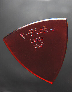 V-Pick Lrg Ptd Ultra Lite Pick ruby red  