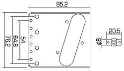 Wilkinson WT-​3 Brücke chrom  