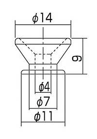 AP AP 0670-B03 Bulk Gurtknöpfe schw. 30  