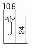 AP BP 0022-010 Tele® Reiter, Quader, chr 