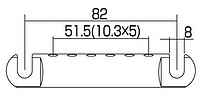 AP TP 0400-002 Stop Tailp. kompl. gold  