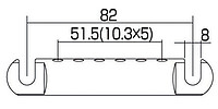 AP TP 0400-010 Stop Tailp. kompl. chrom  