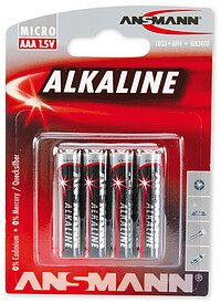 Ansmann Alka-​Batterie Micro AAA 1,​5V (4) 