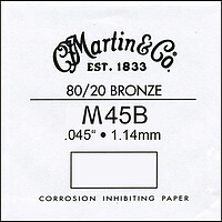 Martin M45B Bronze Einzelsaite 045  