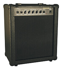 Farbe: Tolex schwarz Leistung: 35 Watt Features: Volume, Bass, Middle, Treble, Presence Anschlüsse: Kopfhörer, Effekt Send …... Career CA35B Bass Amp, schwarz