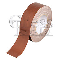 Hochqualitatives, PE-beschichtetes Stage Tape, braun - 50 m x 50 mm - rückstandsfrei entfernbar von Kabeln und den …... Chess Tools Stagetape Color 50m, braun