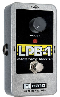 Eigentlich ein Schaltkreis aus dem Jahr 1968. Mit seiner linearen Funktion eignet sich der LPB-1 speziell zum Auffrischen …... Electro Harmonix Nano LPB-1 Power Booste